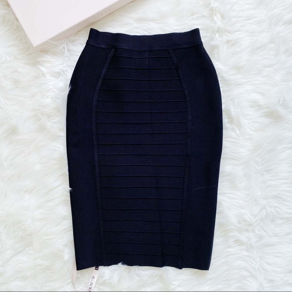 House of CB Midi High Waisted Bandage Skirt